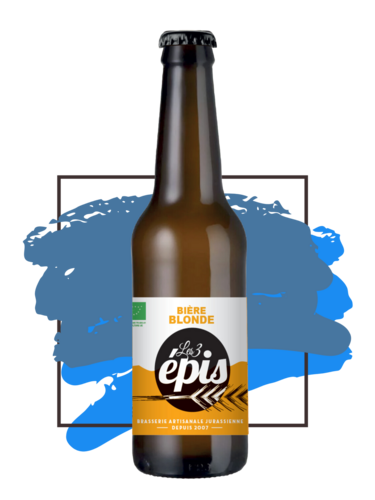 Les 3 Épis Blonde - Bière blonde désaltérante, typée aux arômes maltés et floraux, douce amertume des houblons, aux notes fruitées.