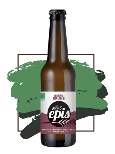 Les 3 Épis Brune - Bières brune obtenue par un assemblage de malts torréfiés. Bière de caractère aux saveurs maltées et de torréfactions. 